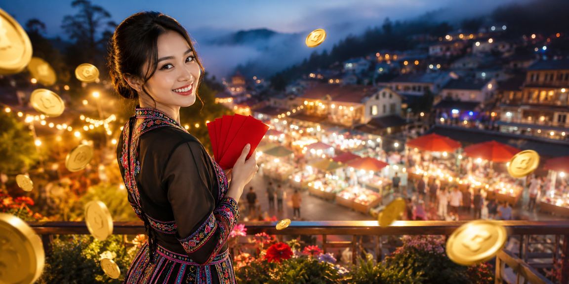 Thành viên nhận thưởng may mắn tại sự kiện w88truongsa Sapa